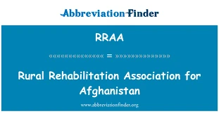 Rural Rehabilitation Association for Afghanistan (RRAA)